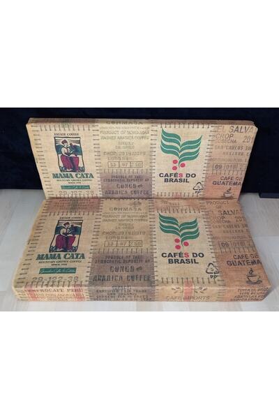 BARERMO Çuval Mini Şark Köşesi Otantik Yer Minderi Minder Süngerli Yer Minder...