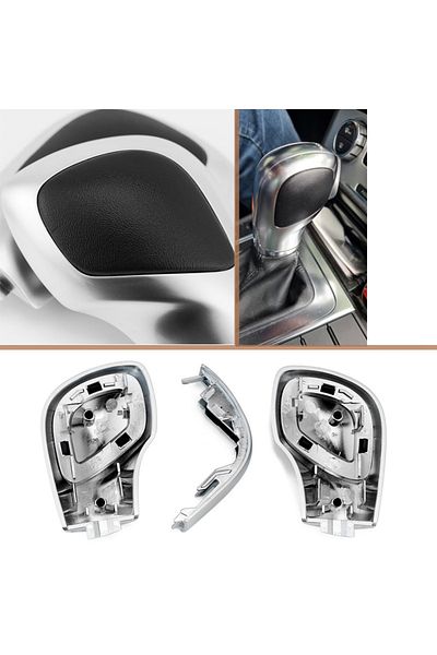 vagparts Seat Arona Dsg Gear Shift Knob Plated Trim Cover Leather Accessory