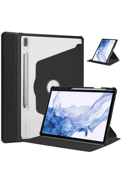 UnDePlus Samsung Galaxy Tab S7 FE LTE T737 T736 T733 T730 Kılıf Termik Kalem ...