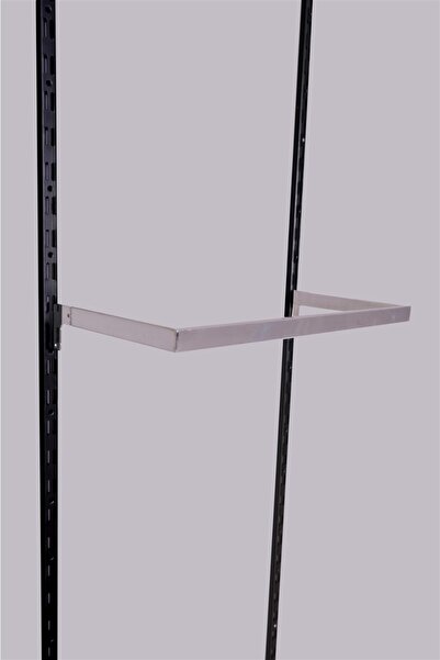 Acar Raf U Boru Köşeli Krom UB1 Bükümlü Askı Borusu Raf Sistemleri 100 cm