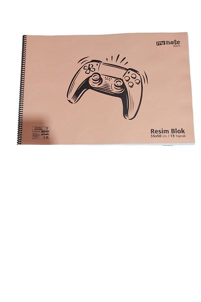 GENC DIJITAL BASKI Plastic Nonslip Non-Tear Cover 15 Sheets Picture Notebook 35x50