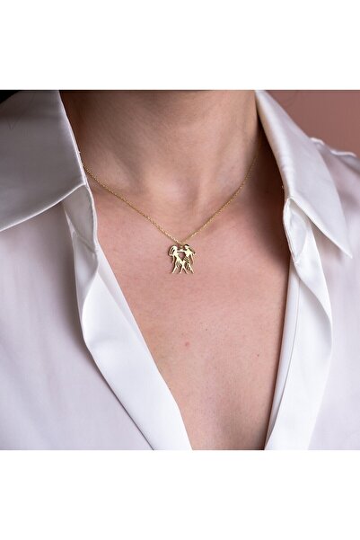 N!da Jewelry 925 Ayar Gümüş İkizler Burcu Kolye