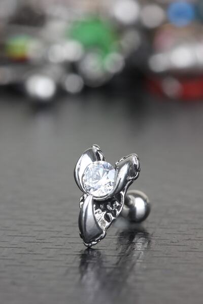 depozoom 316L Cerrahi Çelik Kıkırdak Tragus Helix Vintage Antik Gotik Etnik T...