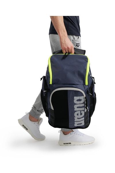 ARENA Spiky Iii Number 45 Sea Silver Neon Green Backpack