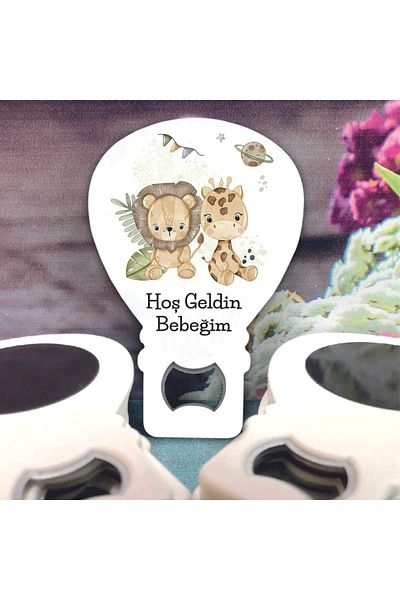 Ege ajans Magnet that will open 10 balloons (with card and gelatin)