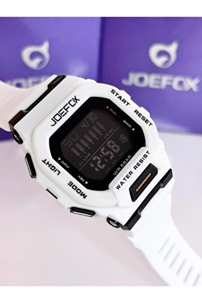 Joefox Joe.438 Joefox Digital Alarmlı-Zemin Aydınlatma-Kronometreli Unisex 3Atm Suya Dayanıklı Kol Saati