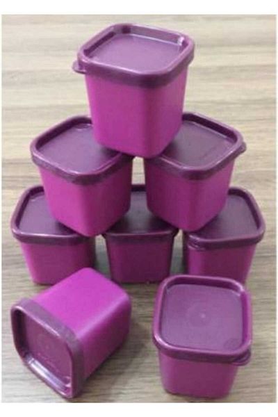 Tupperware Micro Gourmet Mini Containers 8 Pieces Microwave Purple