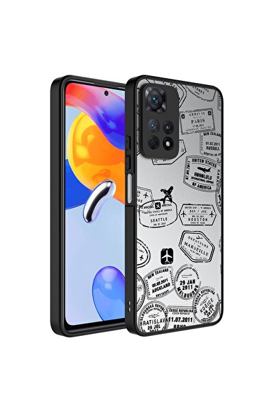 Nezih Case Xiaomi Redmi Note 11 Pro 5G Uyumlu Aynalı Desenli Kamera Korumalı ...