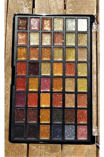 MONİCATİME 48-Piece Full Glitter Eyeshadow Palette - PK