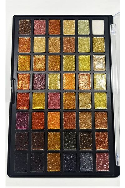 MONİCATİME 48-Piece Full Glitter Eyeshadow Palette - PK