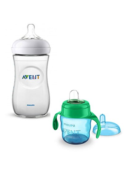 Philips Avent Green Baby Bottle 330 ml - Not Glass.Educational Sippy Cup Wate...