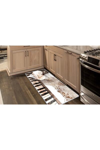 Colorix Carpet Kaymaz Taban Tezgah Önü Mutfak Paspası 75x150 cm No: 726