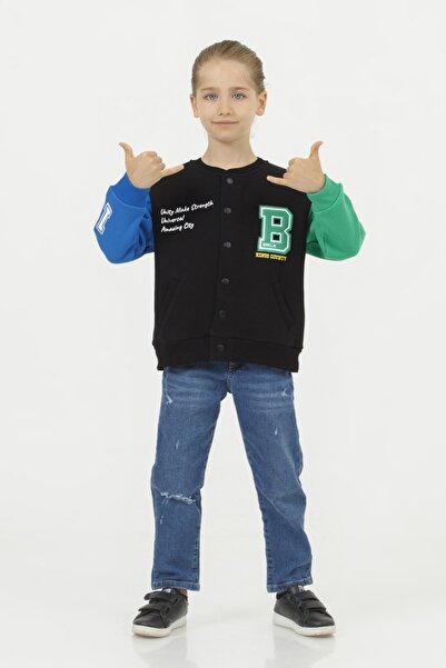 DMB BOYS & GIRLS 4-14 Years Old Ribbed Boys' College Jacket