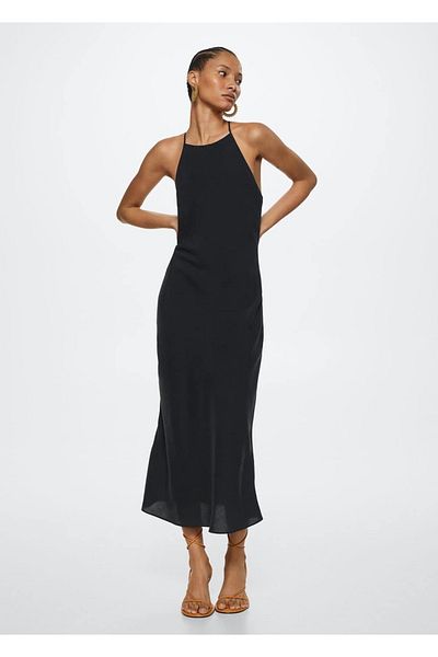 MANGO Woman Φόρεμα Modal ντραπέ