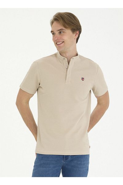 U.S. Polo Assn. US Polo Assn.Men's Crew Neck Stone T-Shirt - SANCHOIY023