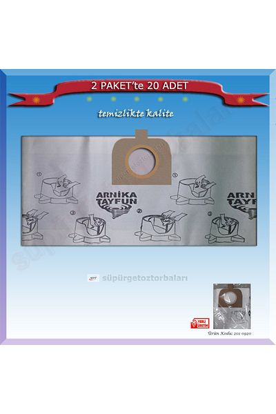 Arnica Arnica Proclean 20 Pieces Paper Vacuum Cleaner Dust Bag - 201-0920