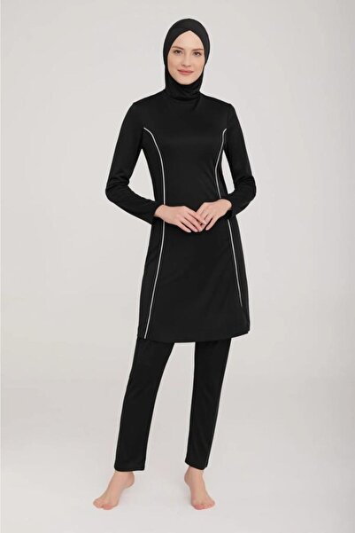 ROZAMAY BirolGaye Rozamay 9021 Μαύρο Lycra Ολόσωμο Μαγιό Hijab