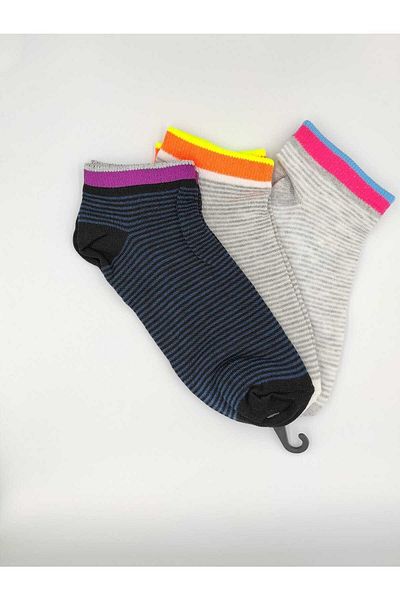 ALTUNTAŞ SCRATCHED PATTERNED COMBED COTTON SOCKS