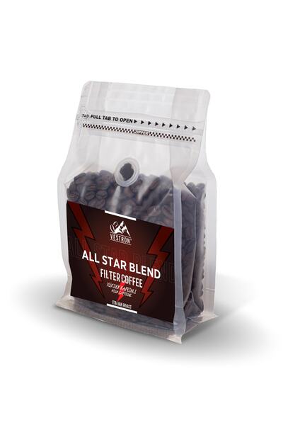 VESTRON Sporcu Kahvesi All Star Blend Yüksek Kafeinli Filtre Kahve 250g