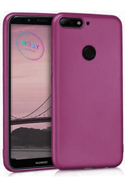 Molly Technology Honor 7C İçin Mürdüm Mat Silikon Kılıf