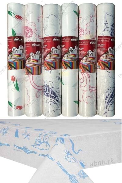 Self Çok Amaçlı Kağıt Masa Örtüsü 8 Adet 100x120cm Sıvı Geçirmeyen Kullan At ...