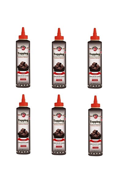 FO Bitter Çikolatalı Topping Dondurma ve Tatlı Sosu 1 KG X 6 Adet (Koli)