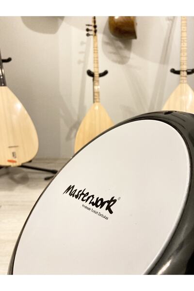 MASTERWORK Işlemeli Siyah Darbuka-burakmusic