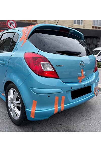 Genel Markalar Opel Corsa D 2006-2014 Boyasız Plastik Arka Tampon Eki