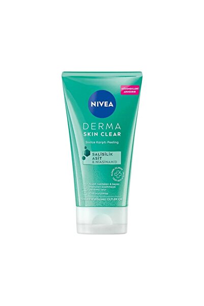 NIVEA Derma Skin Clear Sivilce Karşıtı Yüz Temizleme Peeling 150 Ml