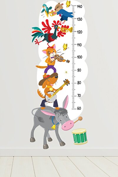 Echo Home ملصق قياس الطول لغرفة الأطفال من Bremen، مسطرة قياس الطول