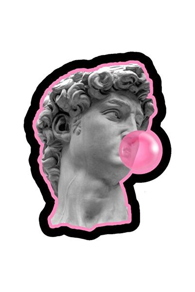 MegaSticker نحت نفخ بالون مقاس 14 × 11 سم - ملصق للسيارة والدراجة النارية وال...