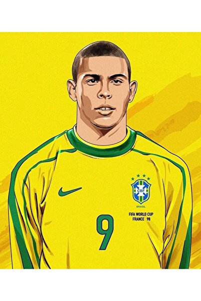 MegaSticker Fenomen Ronaldo R9 - 14X11 cm Car, Motorcycle, Helmet and Laptop ...