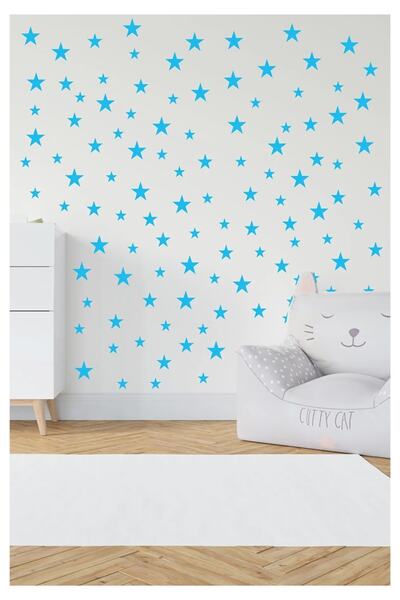 MegaSticker Αυτοκόλλητο Star, Αυτοκόλλητο Παιδικού Δωματίου, Διακοσμητικό Αυτοκόλλητο, Αυτοκόλλητο για Βρεφικό Δωμάτιο
