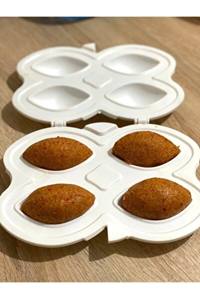 abnturk Pratik içli Köfte yapma Aparatı 4'lü Kir ve Yağ Tutmayan özel Plastik...