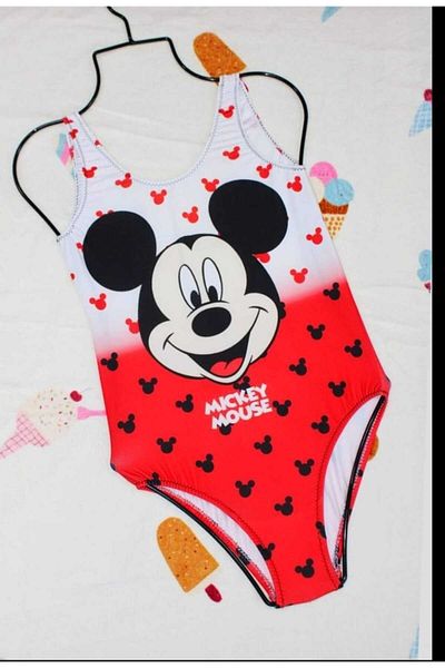 TİGERS TİGERSS PATTERNED LYCRA FABRIC GIRL'S SWIMSUIT