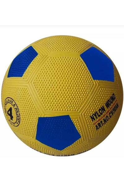 Hisar Kauçuk Futbol Topu Sarı Lacivert