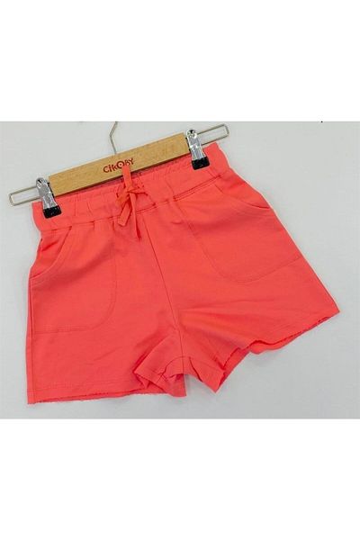 Çikoby Girl's Cotton Comfortable Fit Elastic Waist Shorts