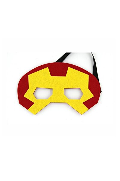 Schulzz Ironman Lastikli Keçe Çocuk Maske