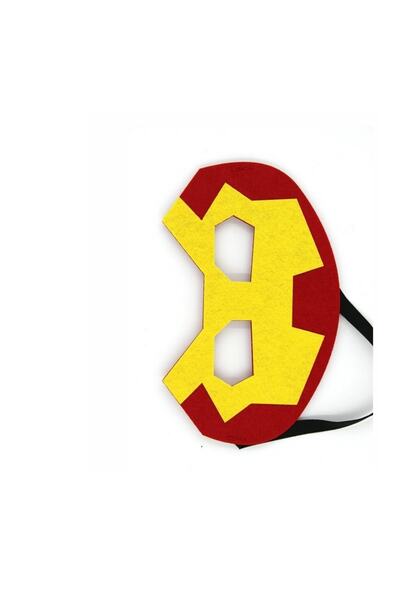 Schulzz Ironman Lastikli Keçe Çocuk Maske