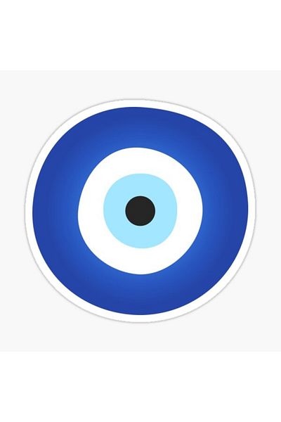 TSC 18CM Evil Eye Bead Sticker Autocolant de perete Auto Pastă M1