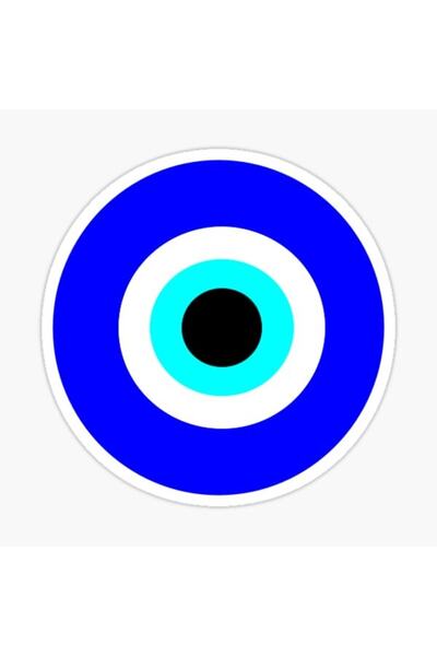 TSC 18CM Evil Eye Bead Sticker Autocolant de perete Auto Pastă M15