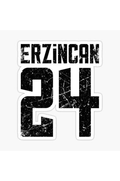 TSC 24 ملصق ERZINCAN ملصق تلقائي 17 سم