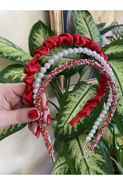 CSR AKSESUAR Gathered, Glittering, Pearl Crown Set
