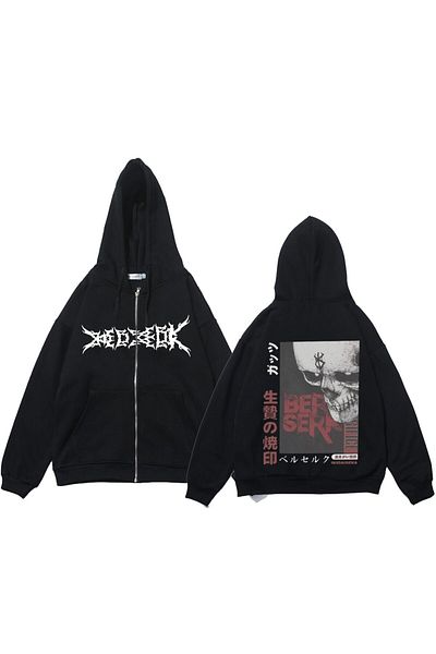 Vordevia Μπερσέρκ φερμουάρ Hoodie Mod38