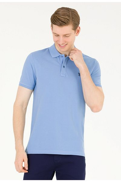 U.S. Polo Assn. Tricou pentru bărbați US Polo AssnDark Blue Basic Guler Polo