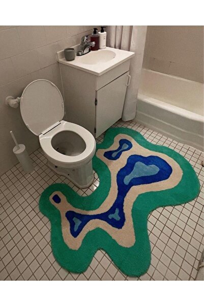 293plus Tufting Gun El Yapımı Banyo Halısı