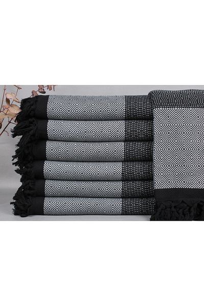 Kayra Export مفرش سرير قطن بيكيه رمادي 200x250 سم مفرش ديكور