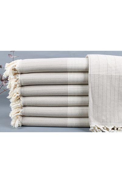 Kayra Export Pique Beige 180x200 Cm Cotton Pique Medium Thick Blanket