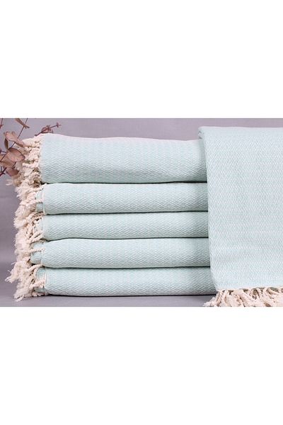Kayra Export غطاء أريكة نعناعي، هدايا وصيفة العروس، بطانية قطنية مقاس 200 × 240 سم، هدية طفل رضيع،