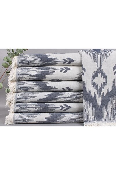 Kayra Export Lacivert Kişiye Özel Pike, Masa Örtüsü, 190x225 cm Pamuk Battani...